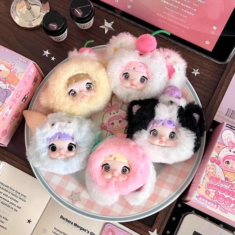 

Подлинная Nommi 100% серия Sweetness слепая коробка Kawaii плюшевая кукла настольный орнамент декор сумка кулон модная игрушка подарок для девочки