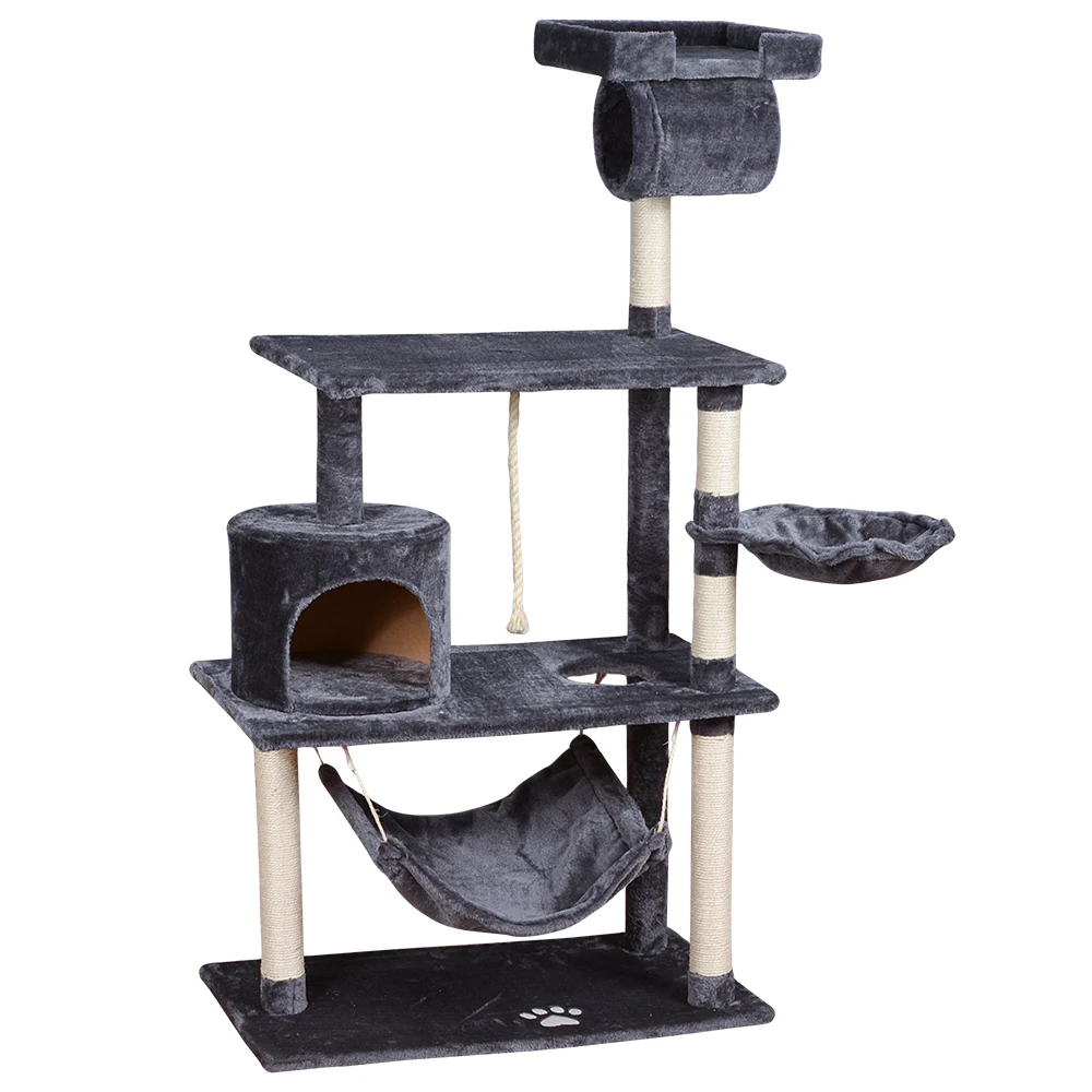 

Wholesale Sisal Castle Modern Large Big Climbing Scratch Pet Scratcher Wood Condo Furniture Tower Cat Tree