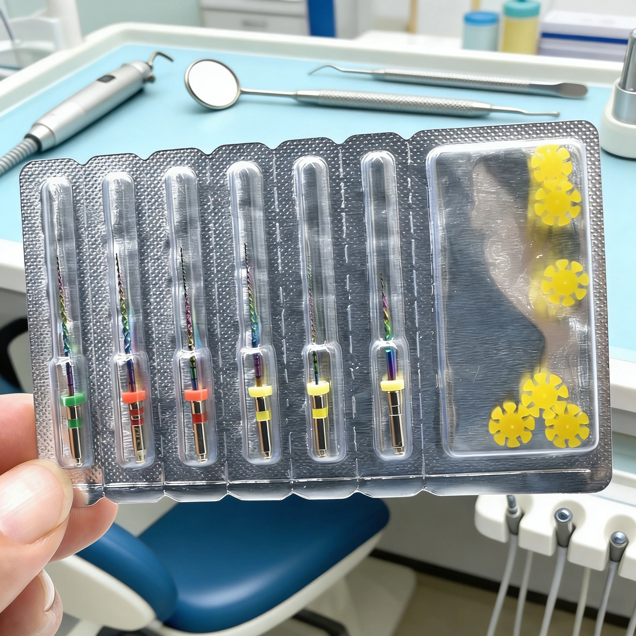 Dental Class Rainbow Files Super Rotary Files Endodontic Thermal Activation Accessories For Root Canal Files Cleaning Dentist