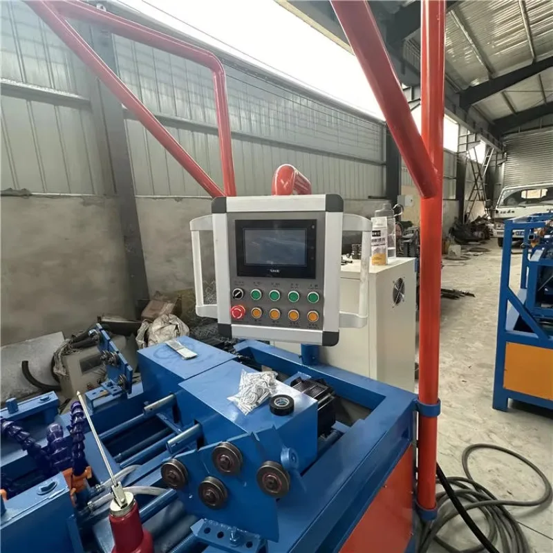 Customized Easy Operation Installation Compact Structured Space Automatic Single Wire Chain Link Fence Machine For Security Fenc
