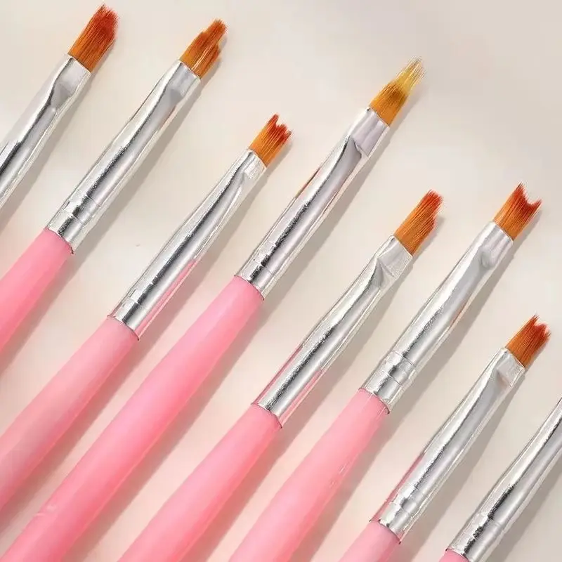 المهنية الطلاء زهرة العلاج بالضوء مسمار الفن فرش مجموعة مسمار الفن كيت القلم ماكياج مانيكير أداة لوازم الملحقات بالجملة