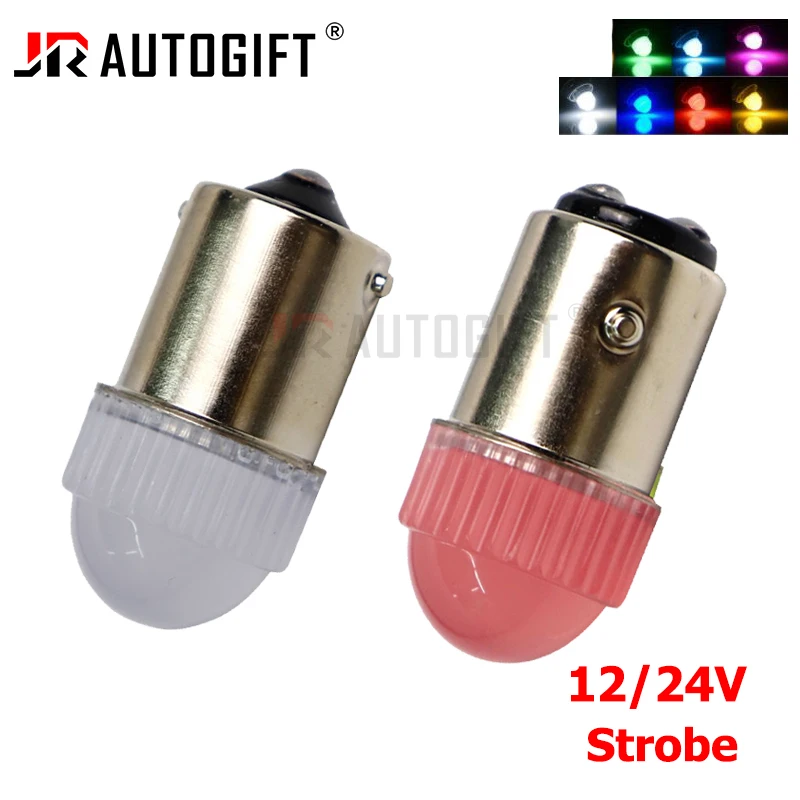 

200x mini LED Bulb T20 W21/5W 7440 7443 1156 BAU15S PY21W 1157 BAY15D Car Turn Signal Light Brake Lamp T25 3156 3157 24V Flash