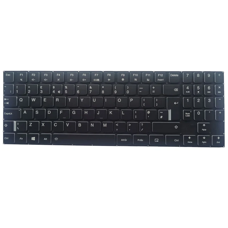 New Laptop UK Keyboard for Lenovo Legion Y7000 Y7000P Y530 15 Y530P Y530-15ICH Y530-15ICH-1060 Backlit No Frame