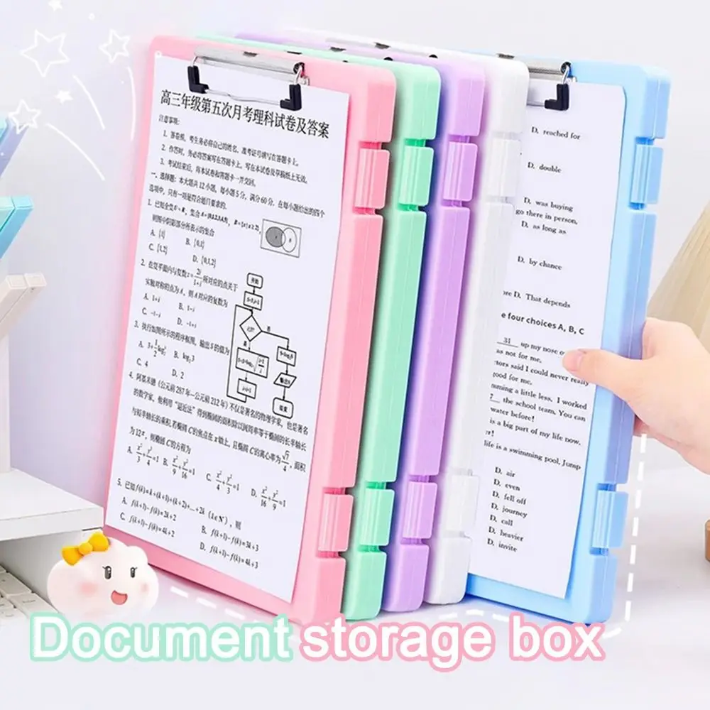 

Прочный многофункциональный ящик для хранения папок формата А4, большая емкость для хранения письма, встроенный блокнот для хранения данных