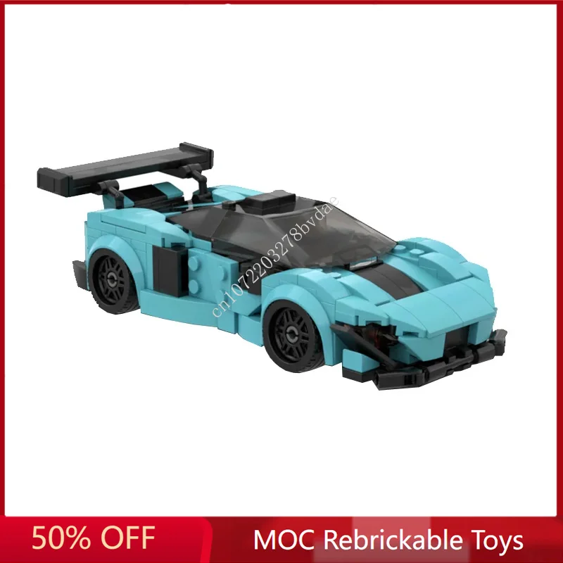 312PCS MOC Speed Champions Liberty Walk McLarens 650s SportsCar Model Building Blocks Technology Bricks Assembly Kids Toys Gifts