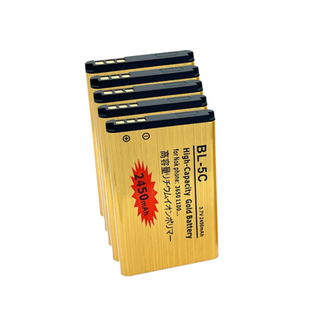 BL-5C Battery 3.7V BL 5C 2450mAh for Nokia BL5C 1600 6230 2600 1100 1110 1200 1208 2700 3100 3110 N70 Mobile Phone Batteries image 4