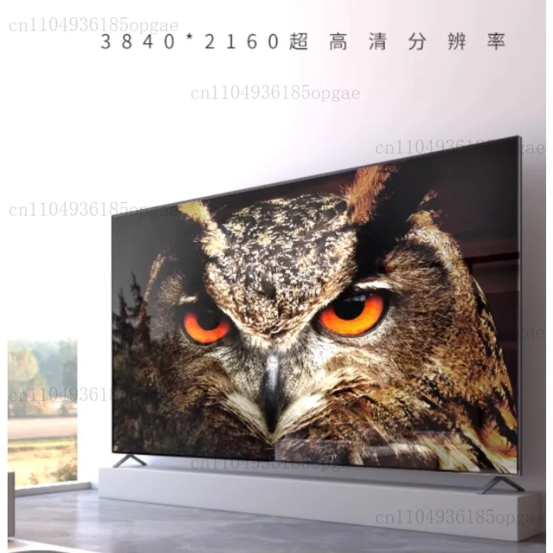 تلفزيون ذكي بدون إطار بدقة 4K مقاس 100 بوصة، وتلفزيون WiFi Android مع تحكم صوتي، وشاشة LED رفيعة للغاية (65/75/100/110 بوصة)