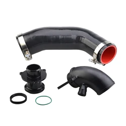 Silicone Intake Hose Pipe Turbo Inlet Elbow Muffler Delete For VW Golf MK7 R Audi 2015 With V8 MK3 A3 S3 TT EA888 3gen Engine