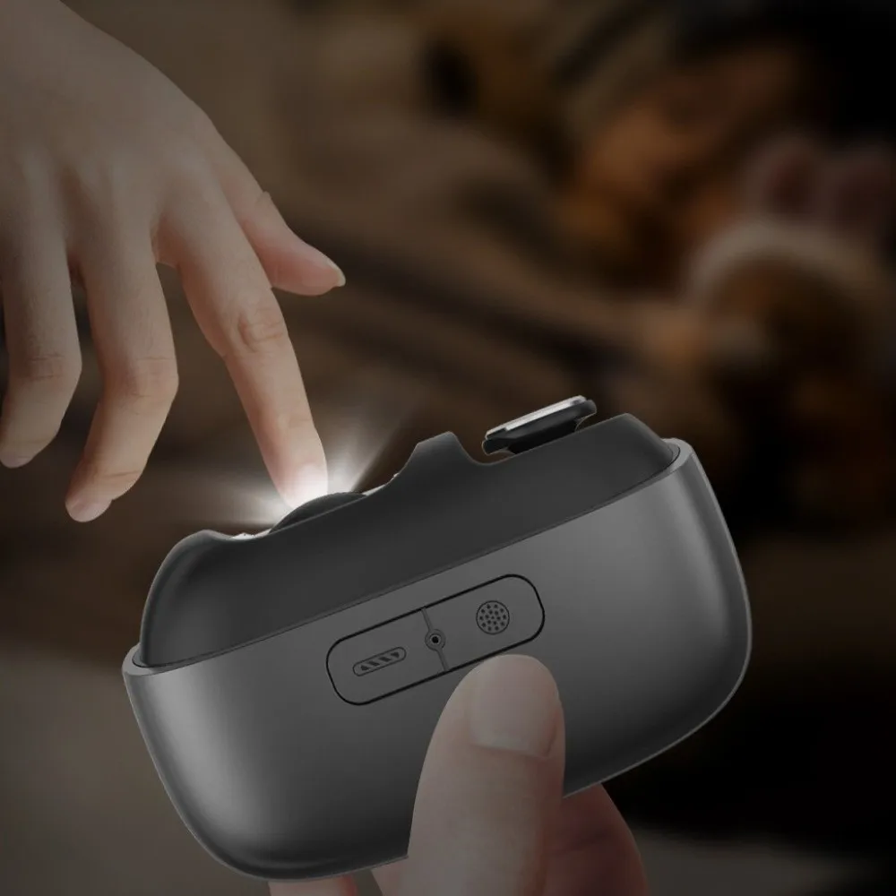 

Электрические ножницы для ногтей 3-в-1 с LED-подсветкой, функцией полировки и удобным креплением, перезаряжаемые