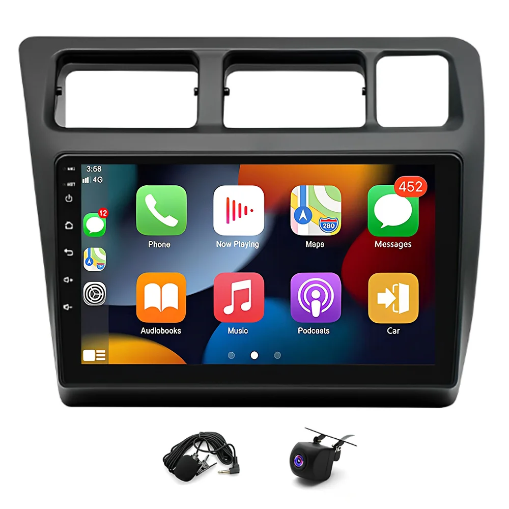 

Car Stereo Radio Android 13 Carplay GPS WIFI Cam Compatible for 1991-1997 Toyota Corolla LHD Manual AC