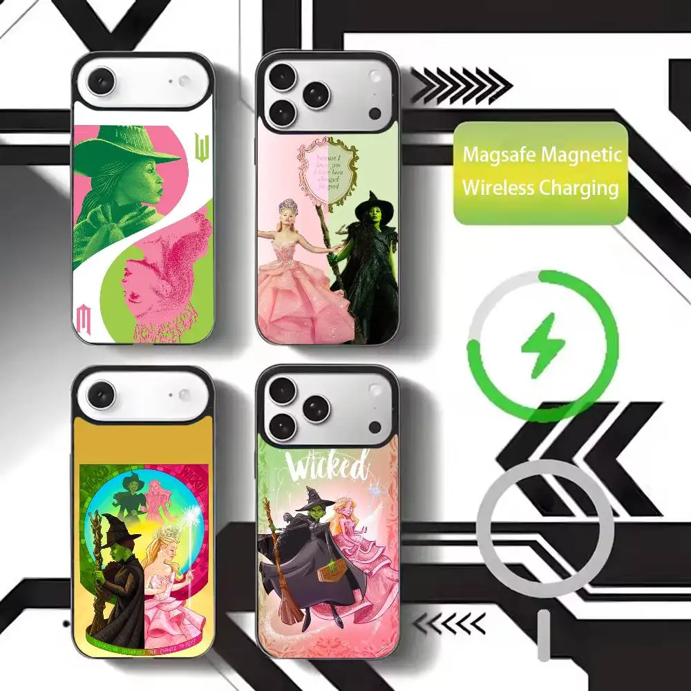 

W-Wicked Musical Phone Case For iPhone17,16,15,14,13,12,11 Plus,Pro Max Magnetic For Magsafe Wireless Charging