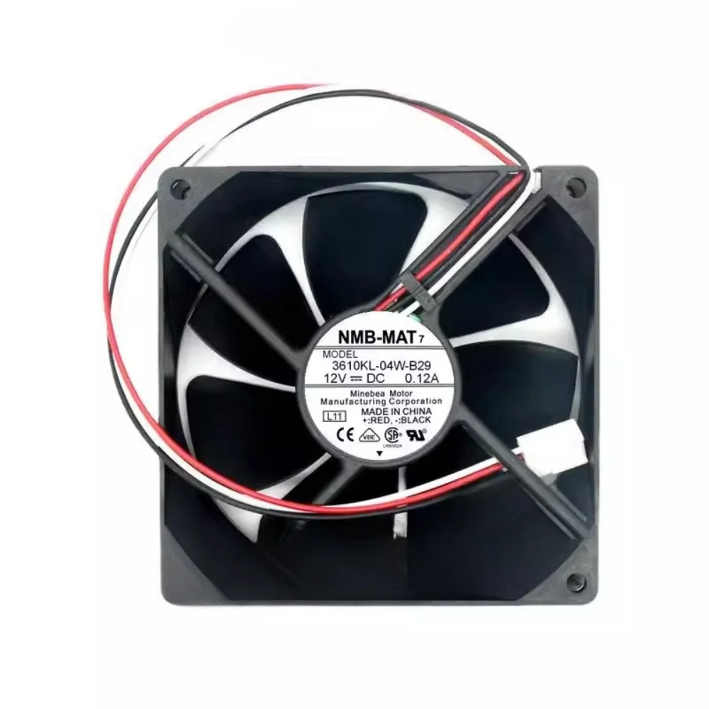 3610KL-04W-B29 for NMB NMB-MAT Server Fan 9225 9CM DC12V 0.12A Axial Cooling Inverter Fan 3-wire