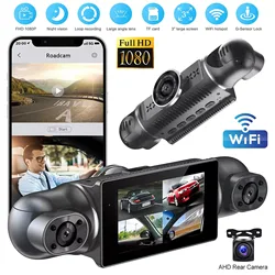 360 Degrees Car DVR Dash Cam WiFi GPS 24h Parking Monitor 4 Channels Lens*HD 1080P Video Recorder G-Sensor Dashcam Car Accessory