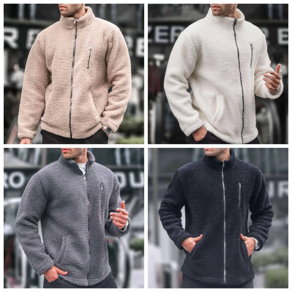 Windproof Fleece Jacket Men Women Long Sleeved Windbreakers Outdoor Trekking Hiking Running Sport Plush Coat Winter Ski Overcoat