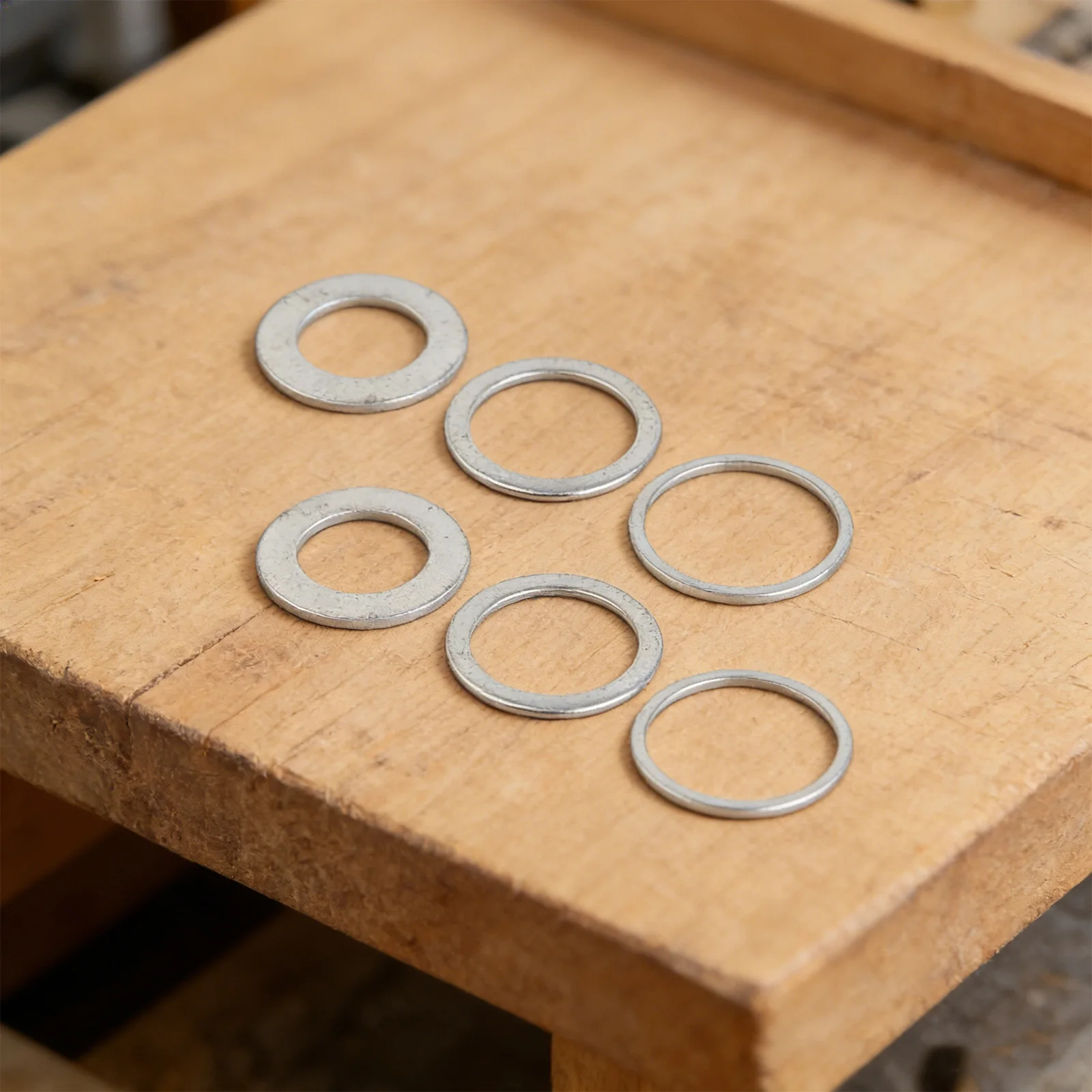 Saw Blade Circular Saw Ring Washer Aperture Conversion Circular Saw Blade Inner Aperture Reducing Ring 6 Piece Set
