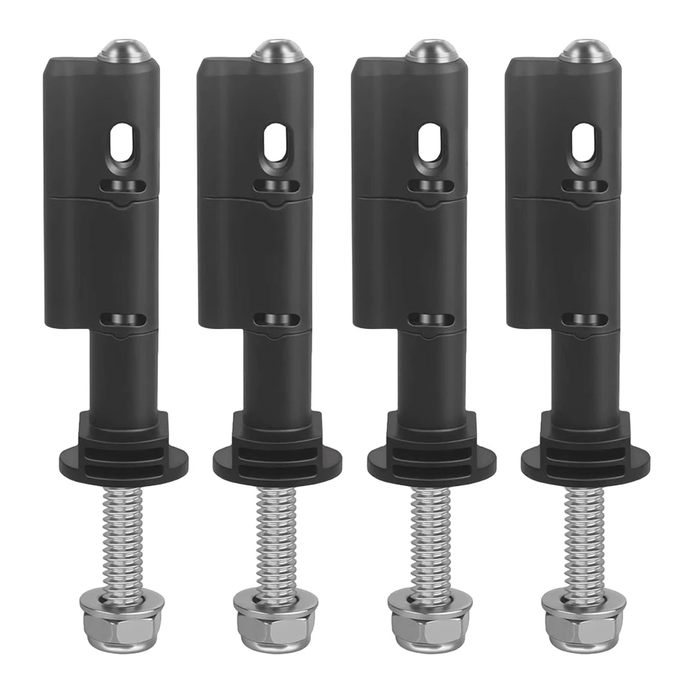 4Pcs Mounting Pins Kit for Recovery/Traction Boards Lockable Theft-proof Safety Mount Pins Set for MaxTrax MKII