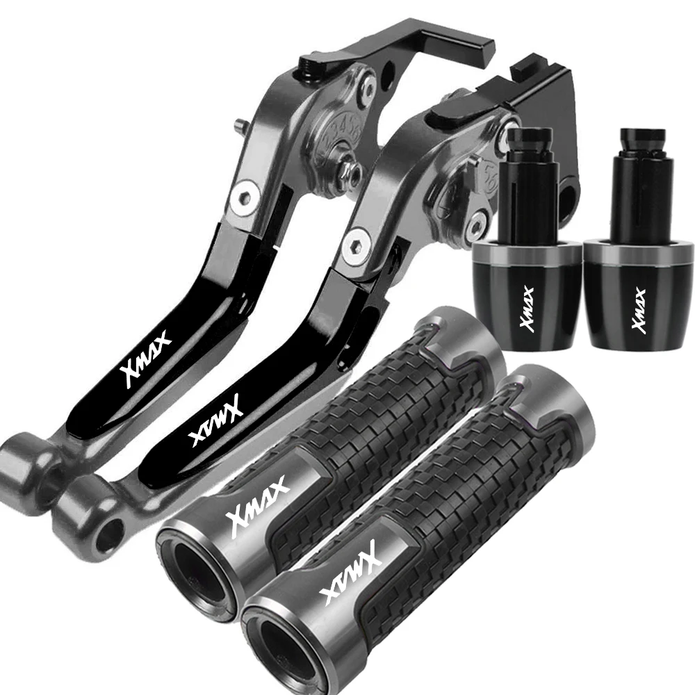 For YAMAHA XMAX 125 200 250 400 X-MAX 125 2010-2024 2023 2022 2021 2020 Motorcycle Brake lever Clutch Levers Handlebar Grips End