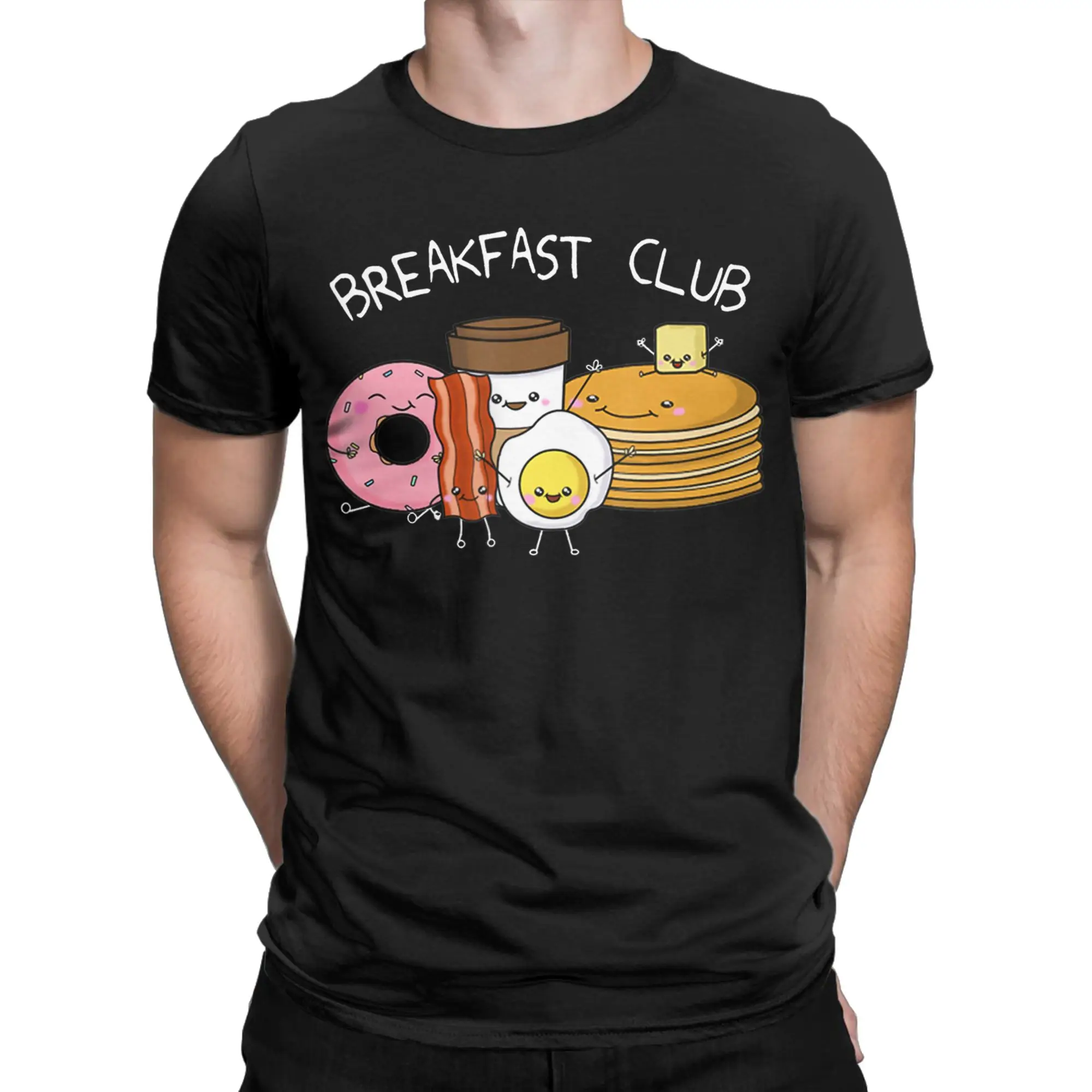 Full English Breakfast Lover Funny British Food Men T Shirt Tee Shirt Short Sleeve Crewneck T-Shirts 100% Cotton Party Clothes