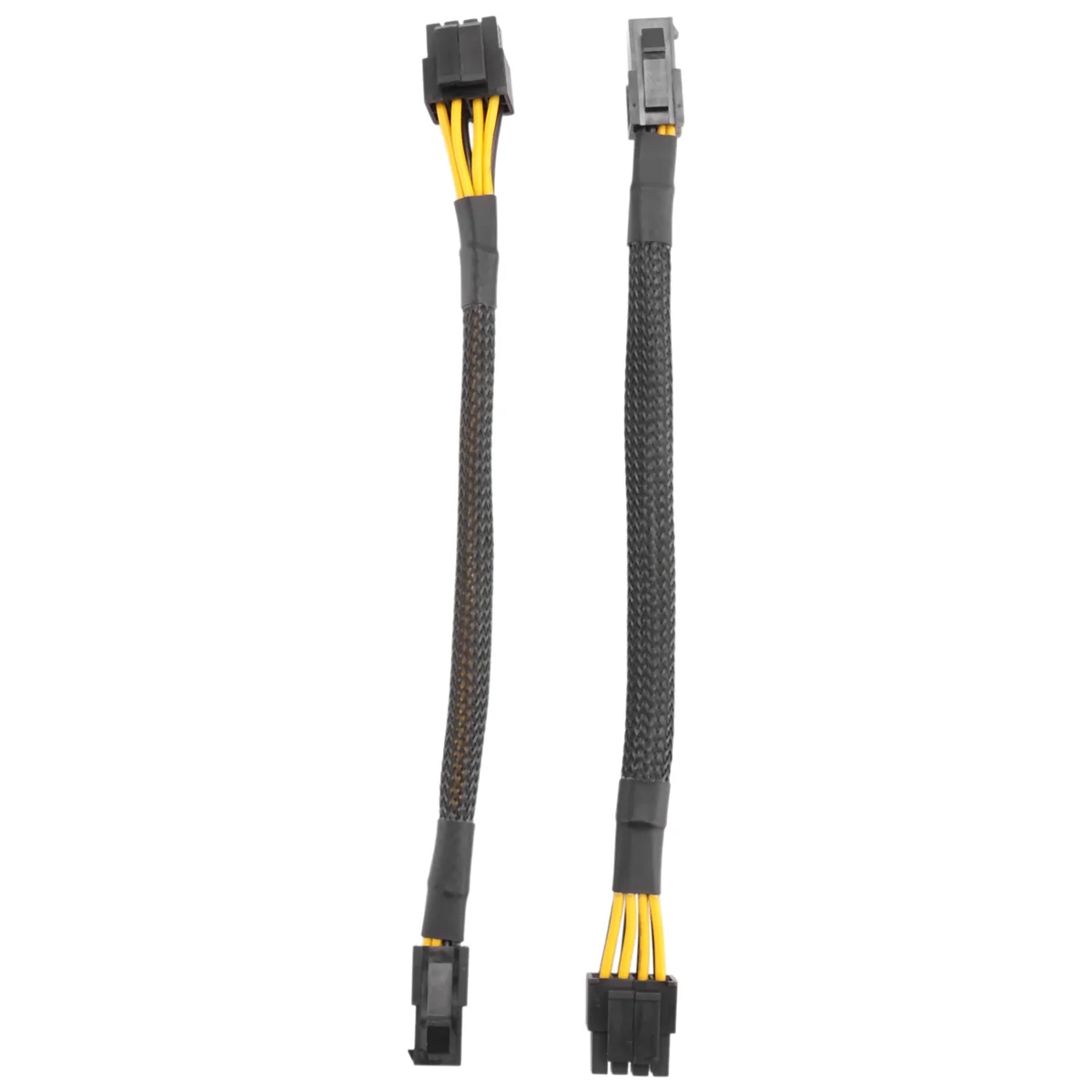 ATX 4 pines hembra a placa base CPU 8(4 + 4) pines macho EPS 12V adaptador convertidor Cable de extensión funda trenzada caliente