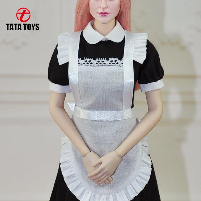 

in stock 1/6 Scale female clothes maid outfit fit 12 inches TBL PH JIAOU action figrue body model