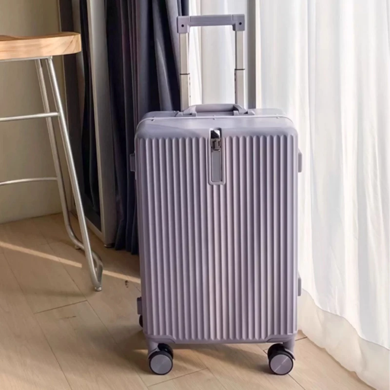 

Travel Suitcase Durable Trolley Case 18-inch Compact Cabin Bag 26-inch Aluminum Frame Suitcase Silent Multi-Directional Wheels
