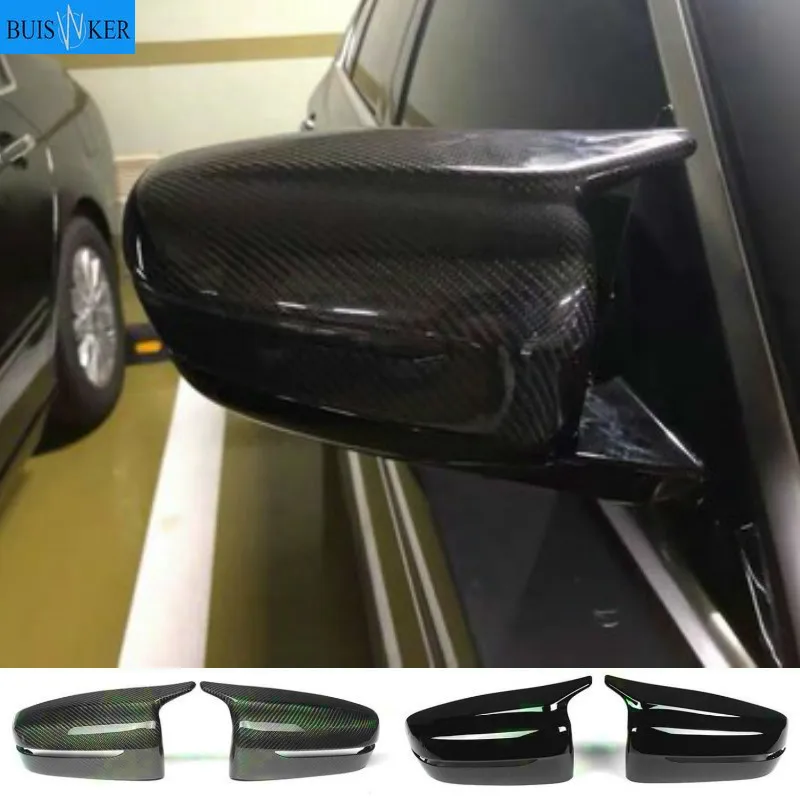 Carbon Fiber Exterior Side Rearview Mirror Cover Trim For BMW 3 4 5 7 8-Series G20 G21 G28 G11 G12 G14 G15 G16 G30 G31 G38 G22