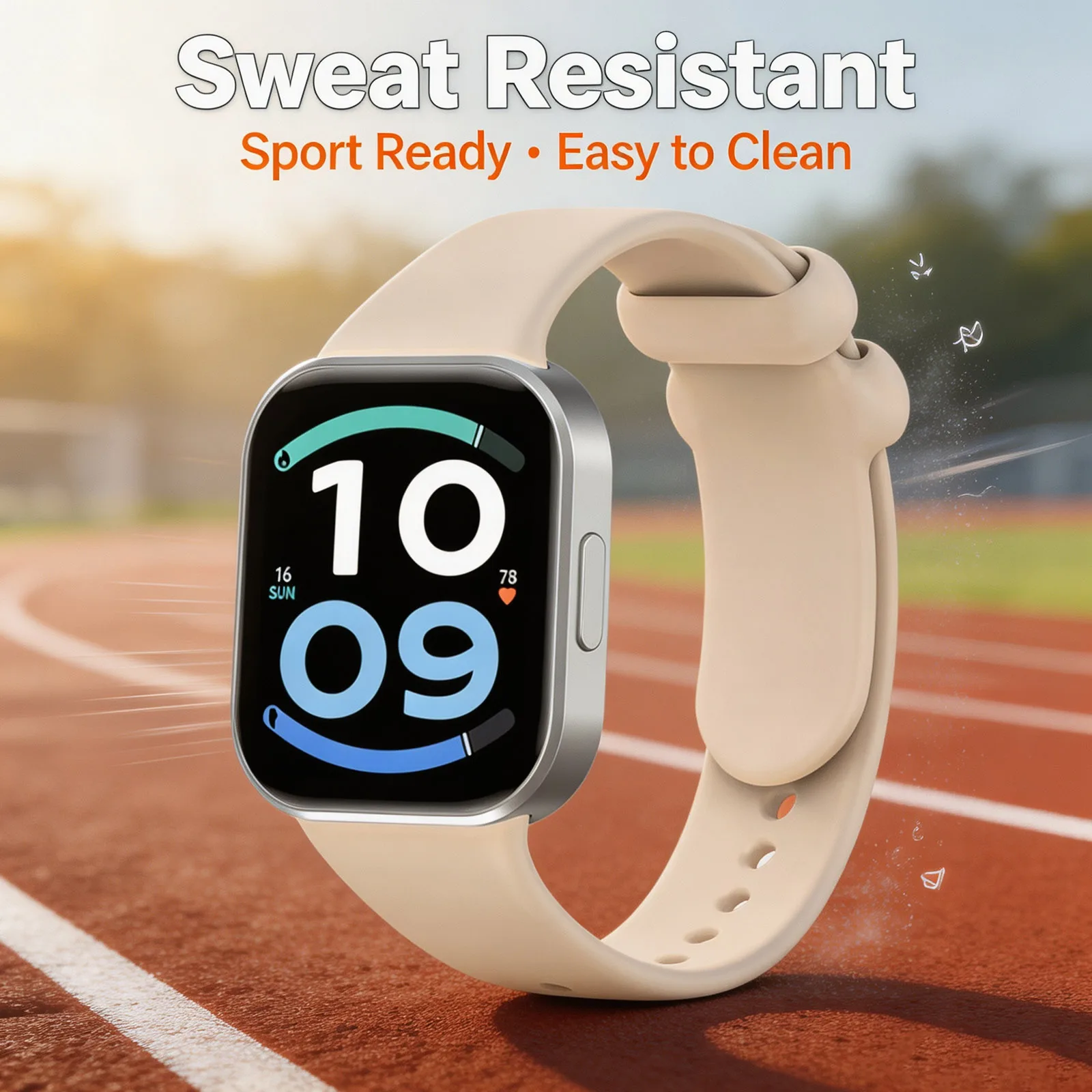 Silicone Strap For Redmi Watch 6 Active 6Lite 6 5 4 Sport Strap Bracelet Correa For Mi Band 10/9/8 Pro Wristband Accessories - view 5