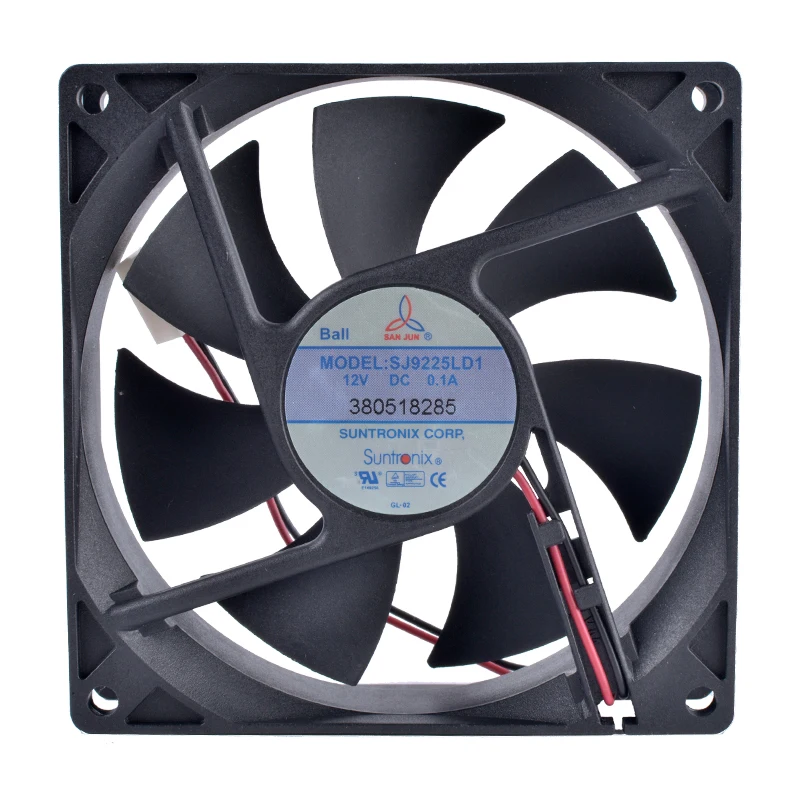 COOLING REVOLUTION SJ9225LD1 9cm 90mm 92mm fan 9025 9225 92x92x25mm 12V 0.10A Double ball bearing super quiet cooling fan