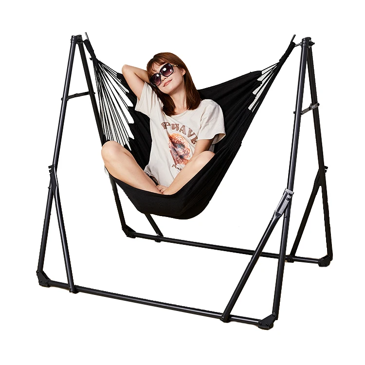 

portable hammock swing chair with stand clothes hanger 2022