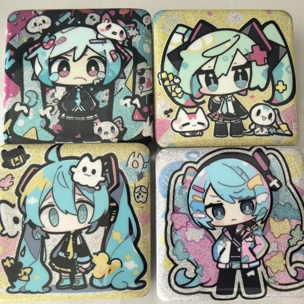 Hatsune Miku Badge Hatsune Miku Project Diva Anime Peripheral Q Version Cartoon Originality Knapsack Pendant Brooch Ornament New