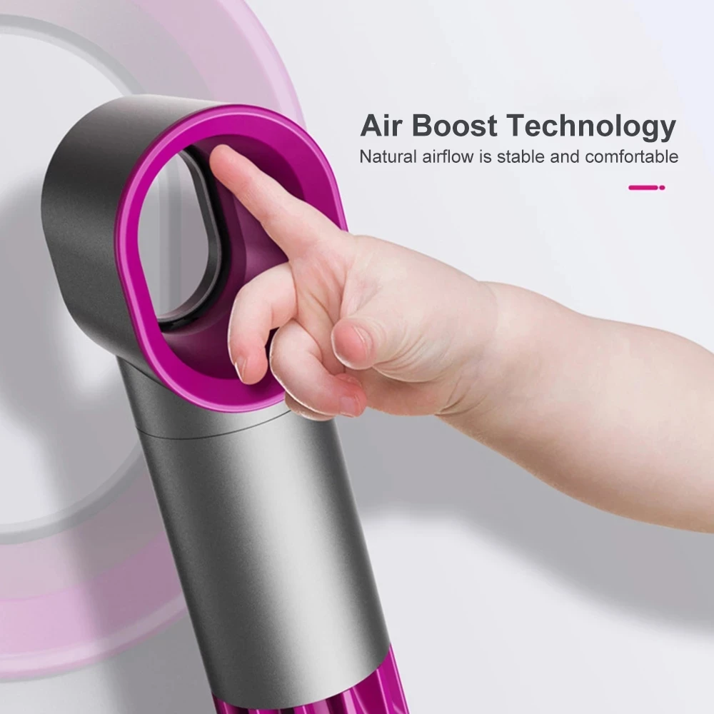 Portable Bladeless Handheld Cooler New Design Face Air Circulator Rechargeable Mini Dryer Eyelashes Fan Lash Extension Nail