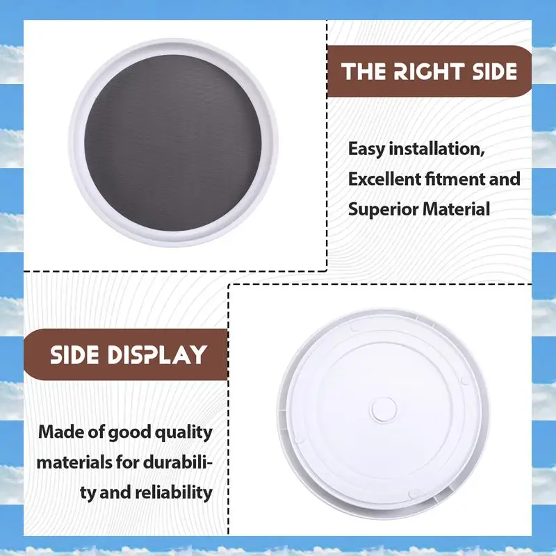 

A11I 4PCS Organizer 10 Inch For Table Top Non-Skid Turntable For Cabinet Pantry Organization And Storage