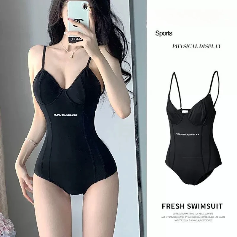 

2025 New Retro Bikini Swimsuit Female Internet Celebrity Beach Halter Cover Meat Professional Swimsuit Swimsuit Women