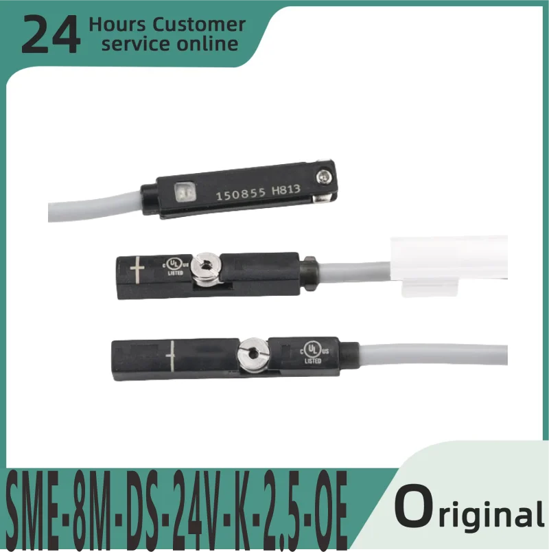 

Brand new original magnetic switch SME-8M-DS-24V-K-2.5-OE SME-8M-ZS-24V-K-2.5-OE