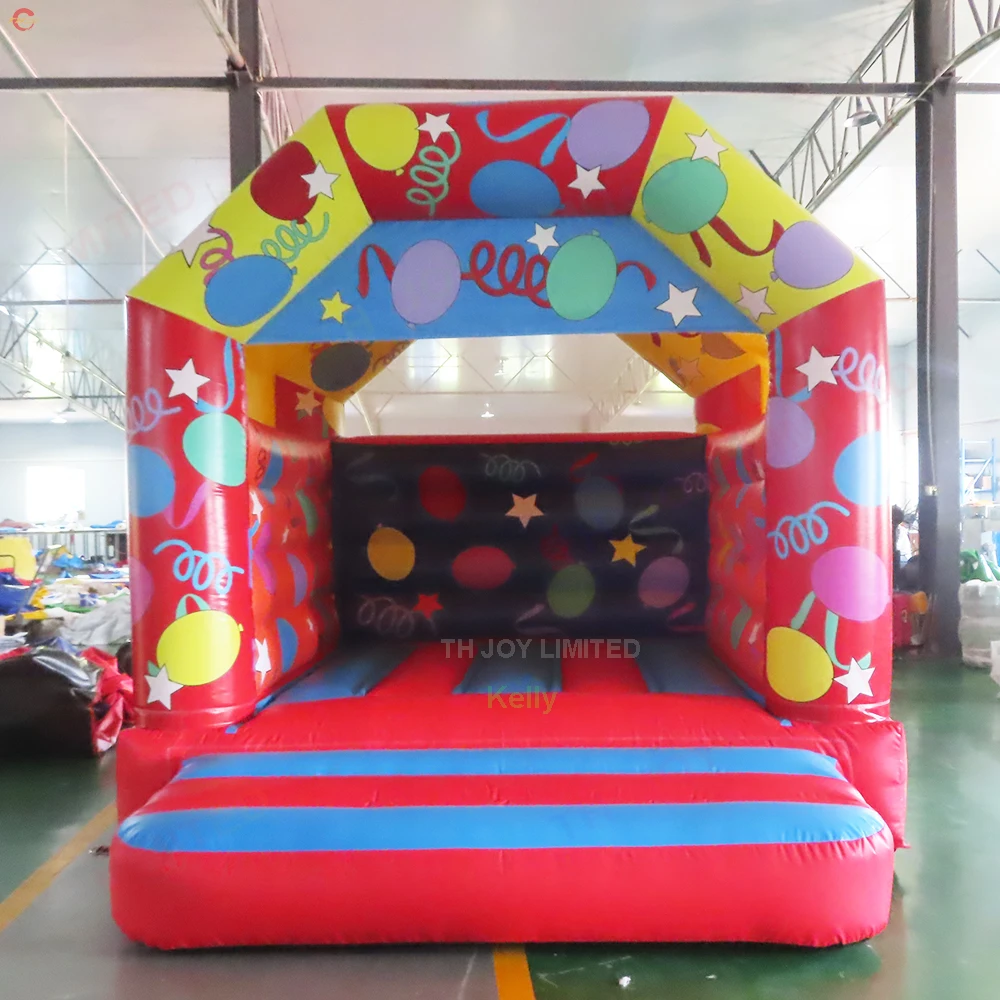 Easy Carry Inflatable Bouncer Castle for Kids, Moonwalk Jumper House, Rental Birthday Party, Frete Grátis