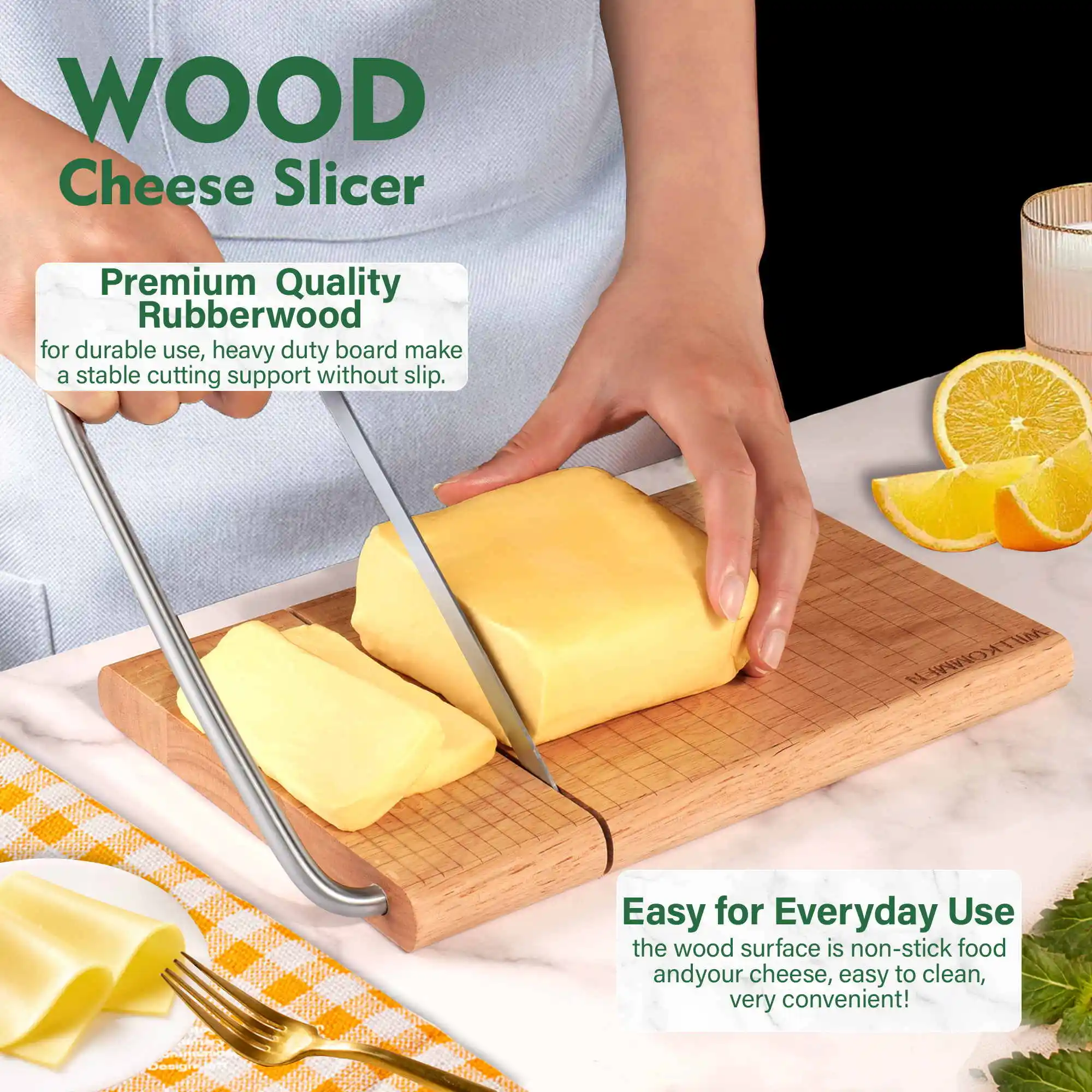 Rubber Wood Cheese …