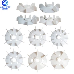 1Pcs Type-Y Plastic Electrical Motor Fan Blade Three-Phase Motor Cooling Air Blade Cooling Wind Leaf Fan Cover Strong Wind Farce