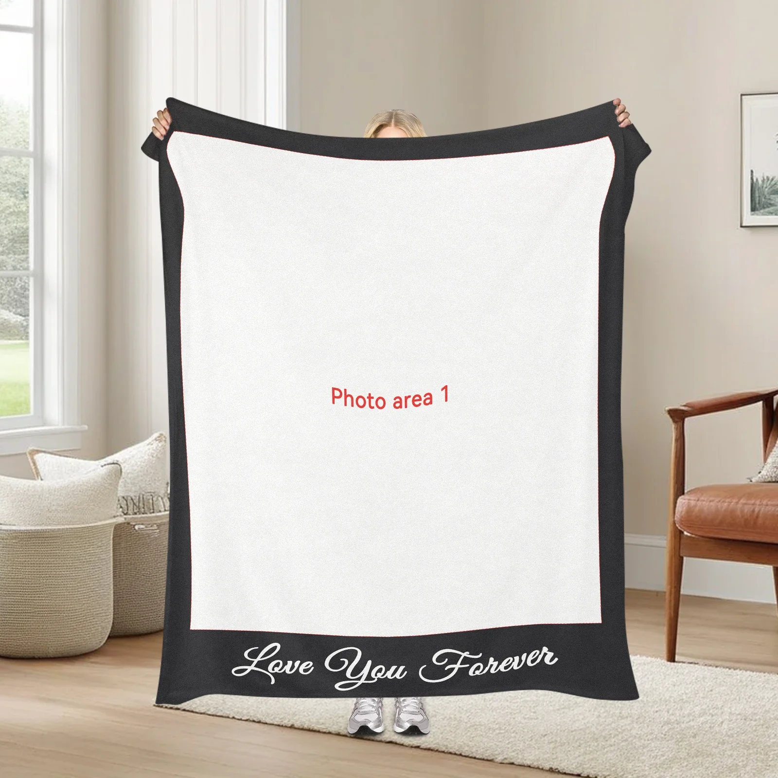 Customized Blanket with Photo Soft Warm Cozy Warm Fleece Blanket Unique Innovative Novelty Great Gift for Someone