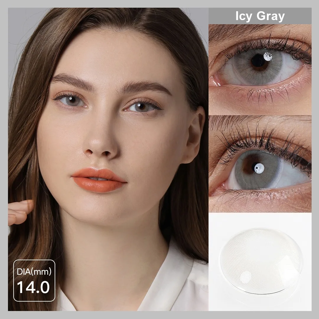 Color Contact Lenses with Diopters Beautiful Pupils Natural Graduated Contact Lenses for Eyes Prescription lenses for Myopia