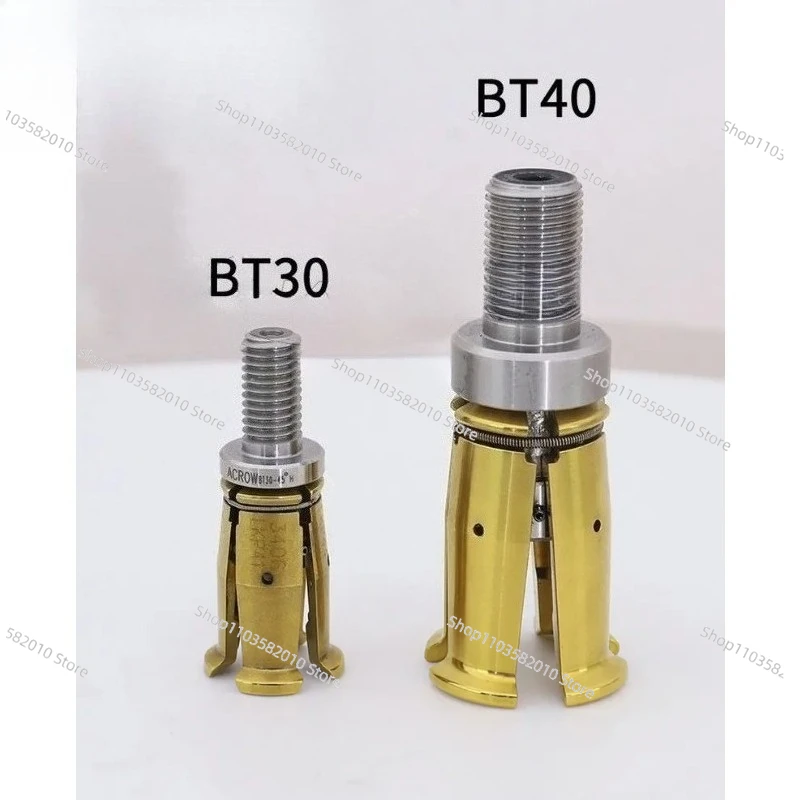 BT30/BT40/BT50 45° Four-Lobe Jaw Pull Stud Gripper, CNC Milling Machine Lock Chuck for Tool Holders