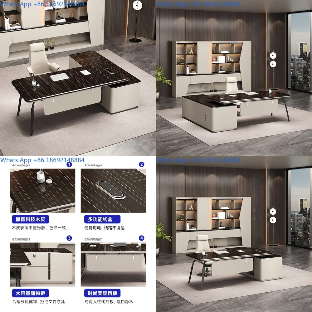 

Modern Office Desk Executive Table High End Workstation for Manager
