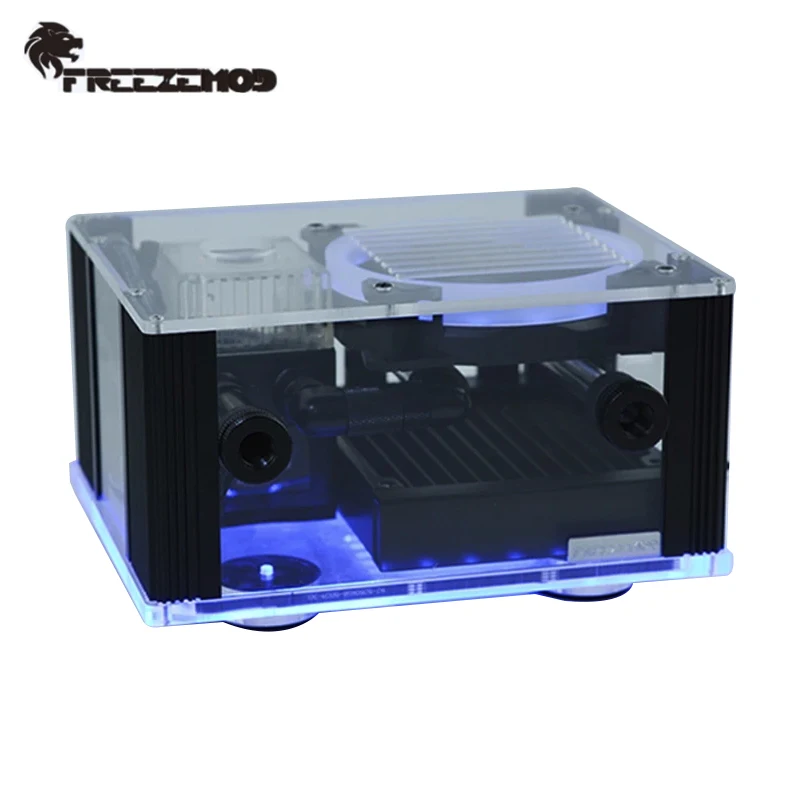 

FREEZEMOD External AIO Water Cooling Integrated Intelligent Tank RGB For PC Notebook Mobile phone Temperature Display BOX-12YT