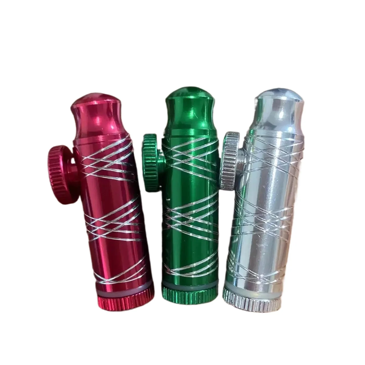 Portable Metal Storage Jar Stash Cans 53mm Mini Aluminum Rocket Can Dispenser Bottle Smoking Accessories Gadgets for Men