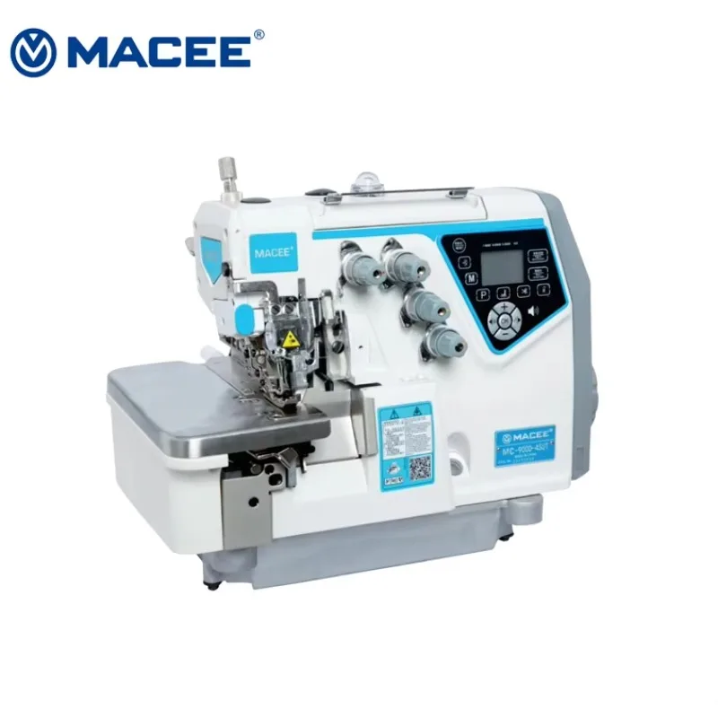 900D-4SUT Industrial Step Motor 4 Thread Manual Overlock Sewing Machine Home Use New