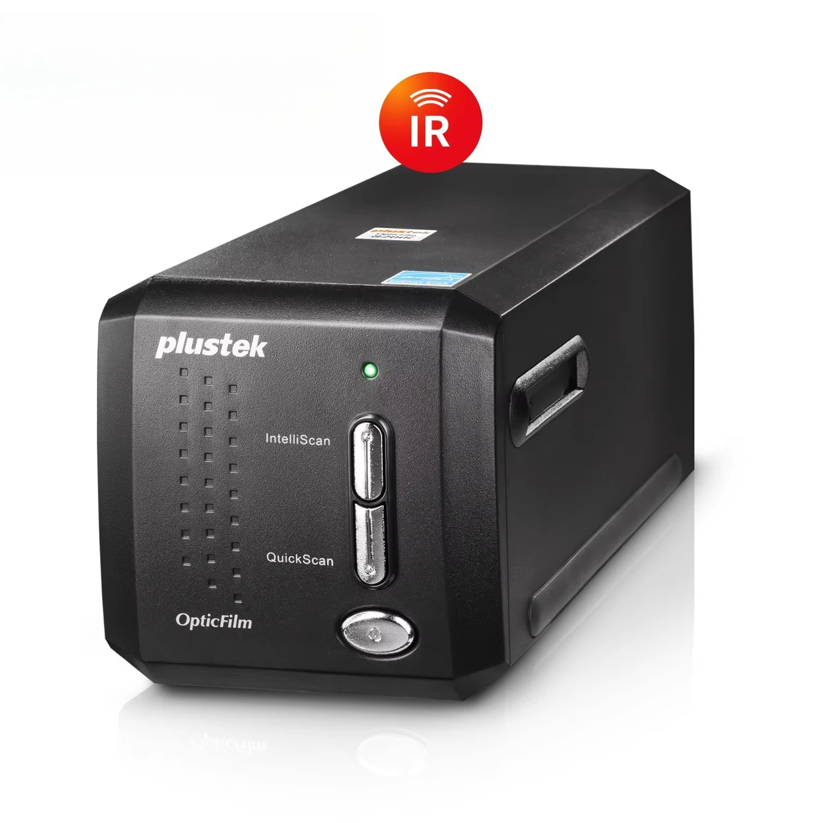 Plustek OpticFilm 8200i SE, escáner de diapositivas y películas de 35 mm. Salida de 7200 dpi/48 bits. Eliminación integrada de polvo y arañazos por infrarrojos.