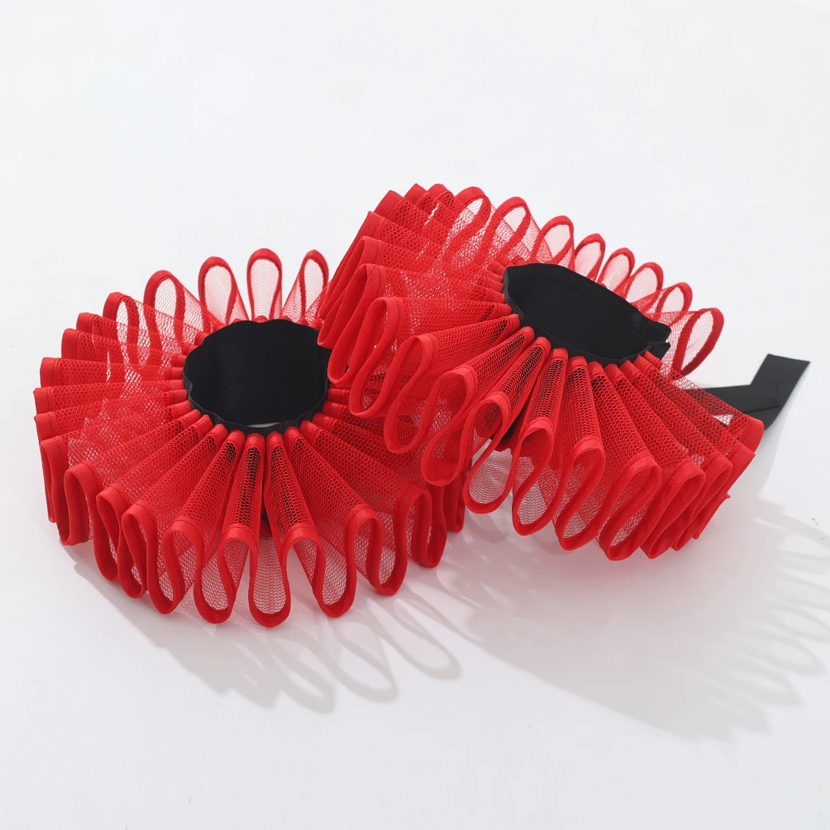 Renaissance Vintage Wrist Ruffle Cuffs Bracelet Costume Accessories Dress Up Kit