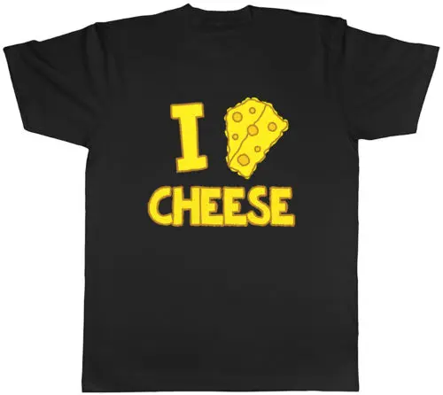 

Мужская футболка унисекс I Love Cheese