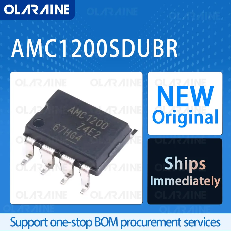 

5/10/100Pcs AMC1200SDUBR SOP-8 original ic chip Isolation amplifiers RoHS 1 Channel Vos-200 uV Voltage -5.5 V