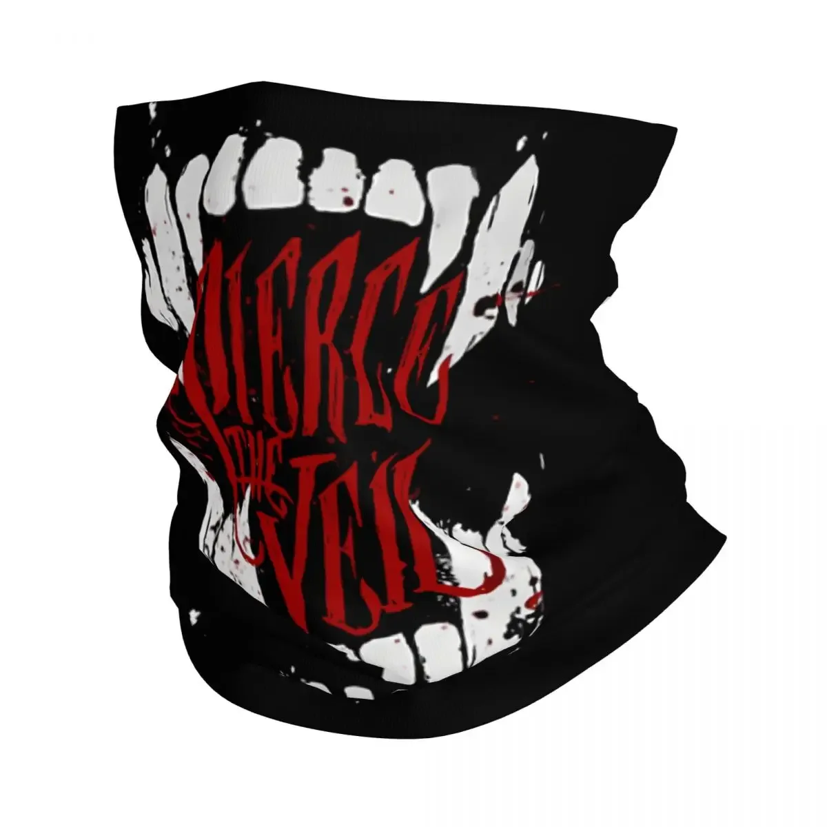 Giant Teeth Scarf Neckerchief Neck Face Mask Polyester