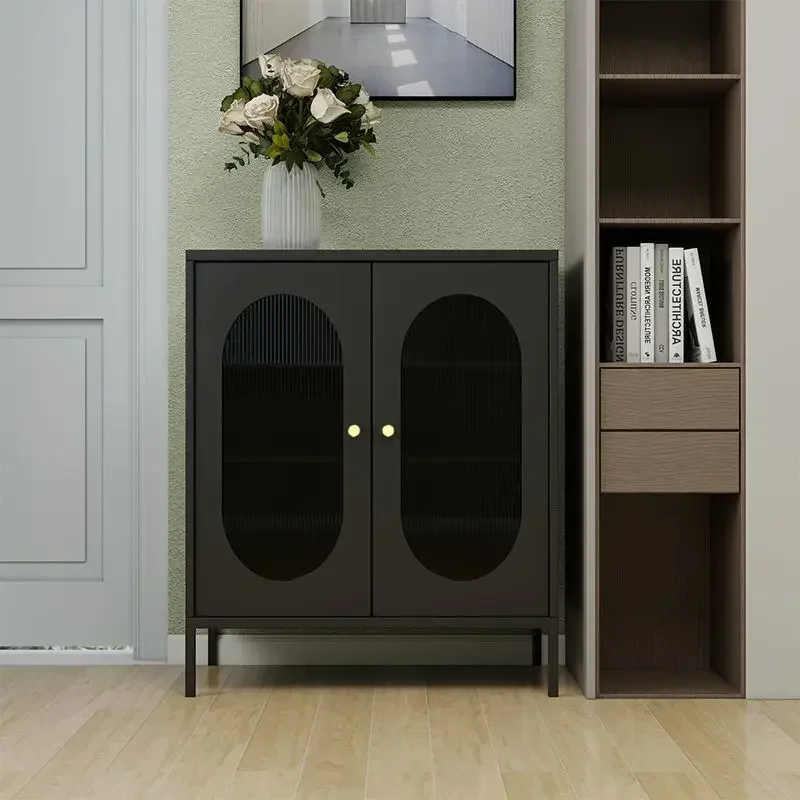 Living Room Sideboards Drawers Display Cabinet Floor Cabinet Drawer Console Kitchen Cabinet Glass Door Storage Buffet Furniture